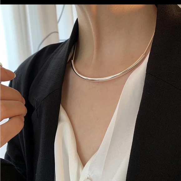 925 Sterling Clavicle Necklace - Picture 2 of 5